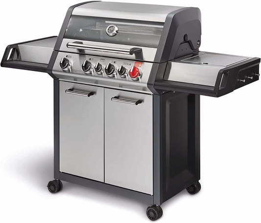 Gasgrill – 4 Turbo-Brenner & Infrarotzone für großes Grillvergnügen
