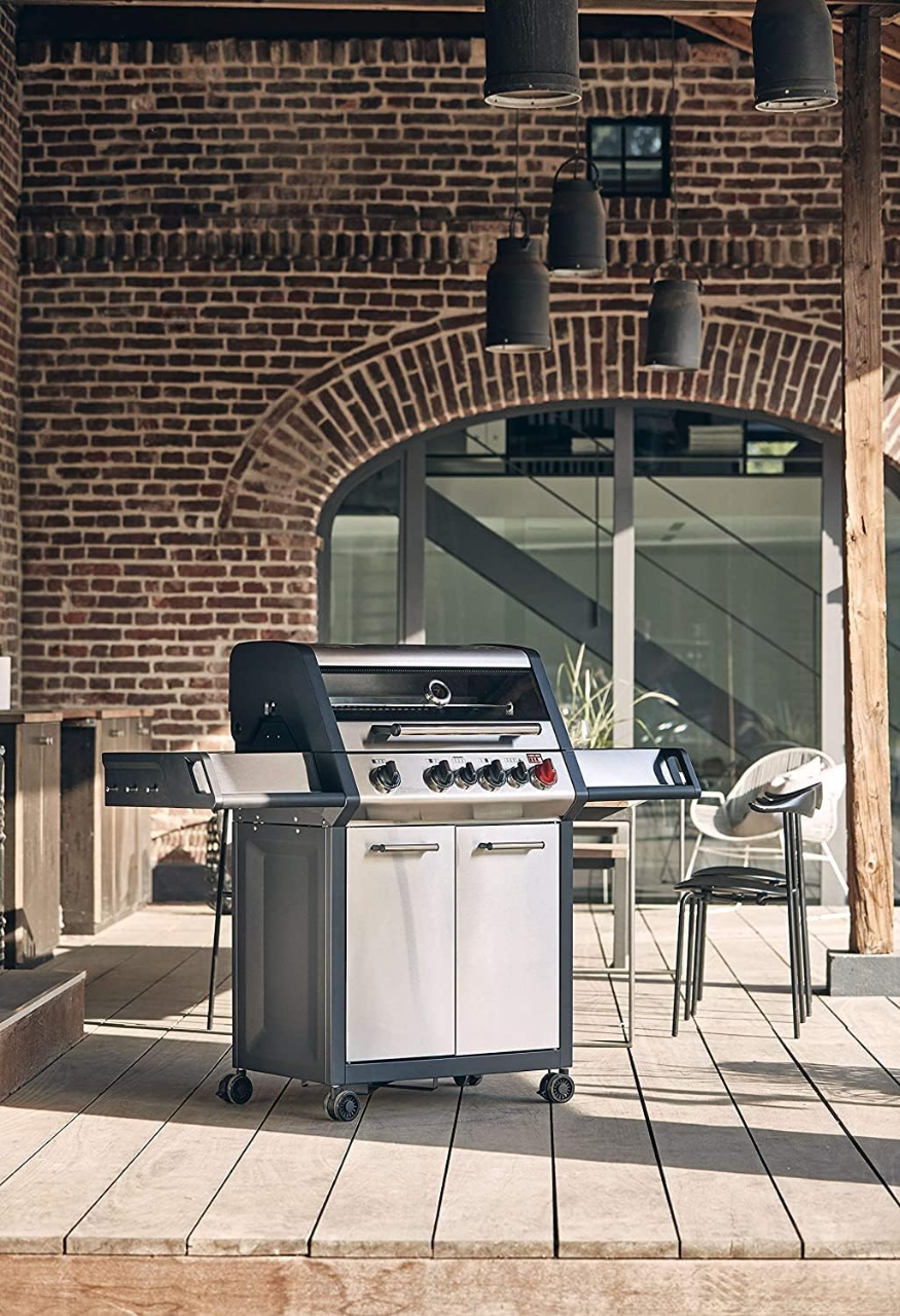 Gasgrill – 4 Turbo-Brenner & Infrarotzone für großes Grillvergnügen