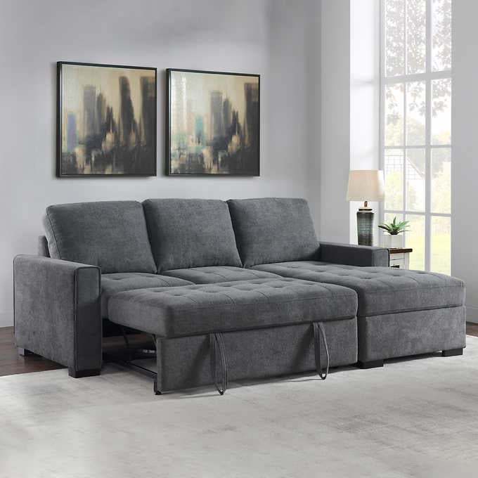 Schlafsofa mit Stauraum – Integriertes Bett