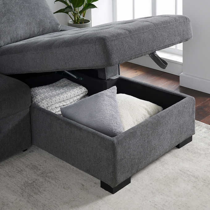 Schlafsofa mit Stauraum – Integriertes Bett